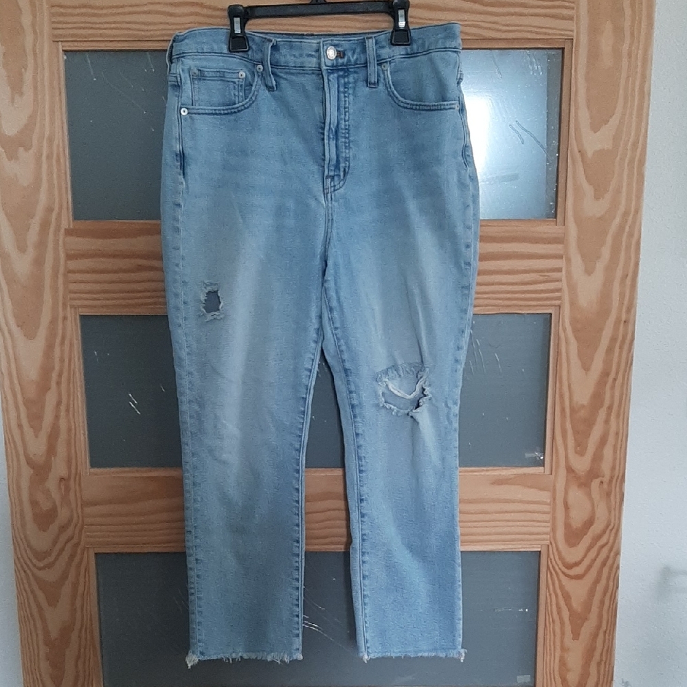 Madewell Light Blue Straight Leg Jeans